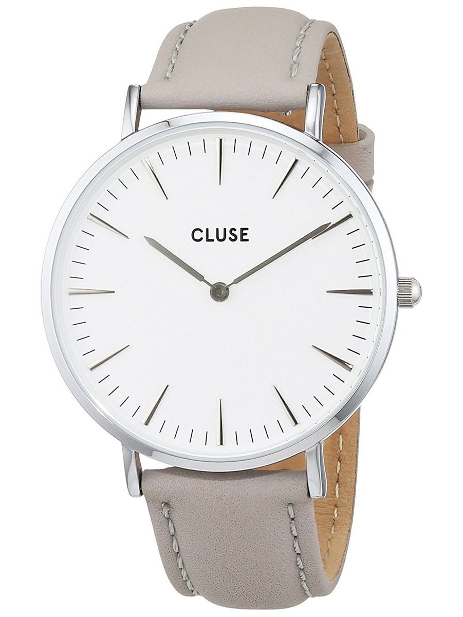 Cluse Women's Cl18215 La Boheme Grey Leather Watch Nwt But Needs Battery — image 5 of 6